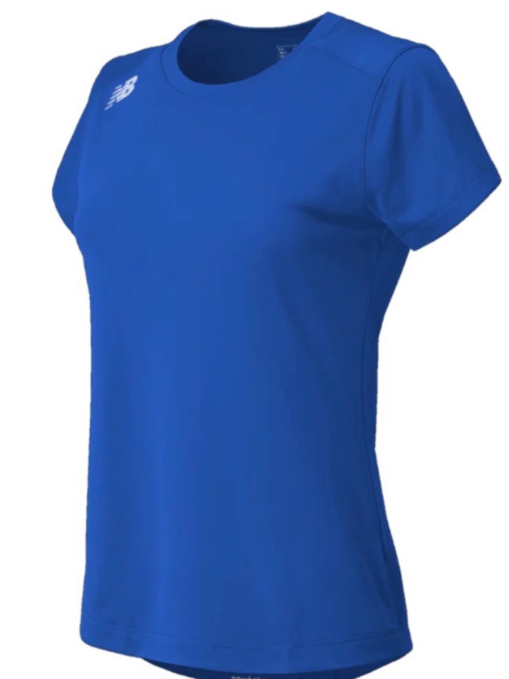 blue New Balance Short Sleeve Tech Tee